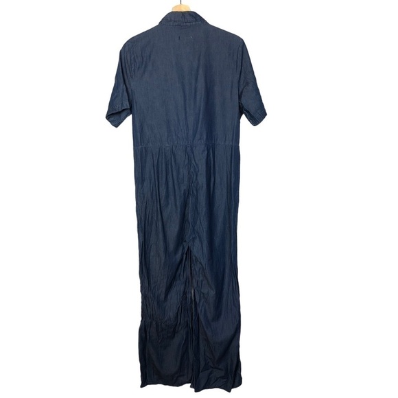 Amuse Society Jump For Love Short Sleeve Wide Leg Jumpsuit L - Picture 4 of 8